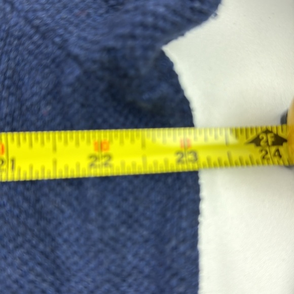 Tommy Bahama Men's Cashmere Blue Full Zipper Sweater with Elbow Patches - Picture 7 of 10